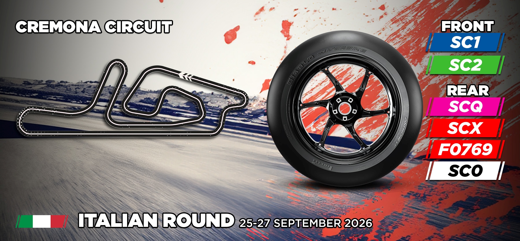 Pirelli to bring a new supersoft development tyre to the Italian Round