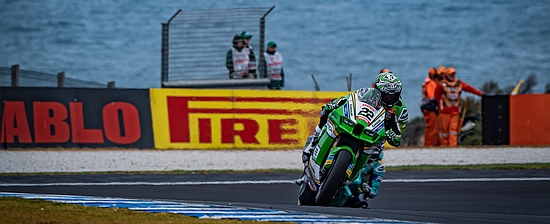 Alex Lowes does the double on an action-packed Australian WorldSBK Sunday