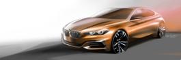 BMW Concept Compact Sedan, Design Sketches.