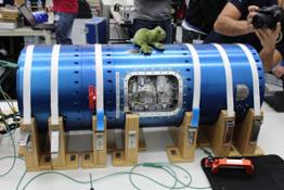 Assembled_scientific_payload_of_REXUS_20