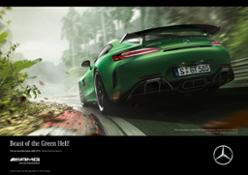 Campaign for the world premiere of the new Mercedes-AMG GT R: Lewis Hamilton tames the beast of the "Green Hell"