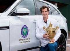 98872jag Jaguar celebrate Andy Murray's Wimbledon Victory