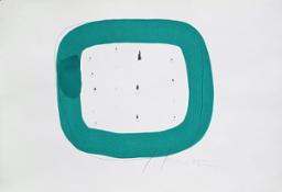 Fontana, concetto spaziale, 1966, gouache e matita e strappi su carta cm 32x47