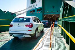 Shipping BMW X models at the Port of Charleston, USA