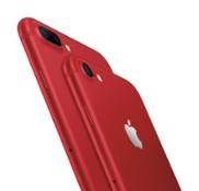 iPhone 7 and iPhone 7 Plus Product Red Hero Lockup 2 Up On White PR-PRINT