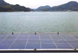 Marine grade solar panel and frame at Teramoto Iron Works