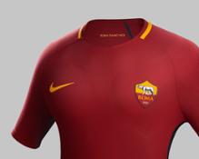 Fy17-18 Club Kits H Crest Match AS Roma R original
