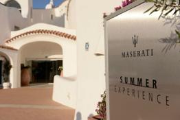 Maserati Summer Experience 2017 corner at Cala di Volpe Hotel