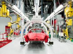 38. Present Day Manufacturing of the Ferrari California car