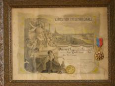 Diploma Parigi 1911