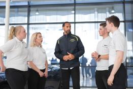 Rio Ferdinand joins the Aston Martin squad 03