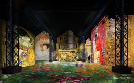Simulation Klimt et Schiele La Se╠ücession a╠Ç Vienne Atelier des Lumie╠Çres ┬® Culturespaces Nuit de Chine 1 