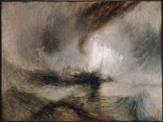 J.M.W. Turner, Snow Storm - Steam-Boat off a Harbour's Mouth exhibited 1842