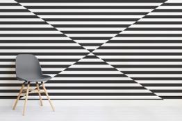 Argus Geometric Triangle Mural - Chair