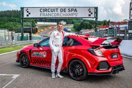 132831 Type R Challenge 2018 hits Eau Rouge Japanese Super GT star Bertrand