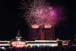 Fuochi d'artificio Palace Station Credits Las Vegas News Bureau