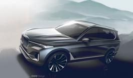 The first-ever BMW X7 - Design sketches