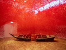 2 Installation view of Departure 2018 in Artist’s Rooms Chiharu Shiota at Jameel Arts Centre. Courtesy of Art Jameel. Photo b