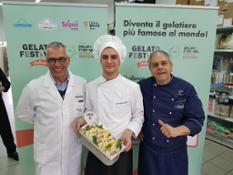 Riccardo Caruso della pasticceria panificio gelateria Pandolce F.lli Micalizzi di S. Stefano Briga (ME) con il gusto “Nocciol