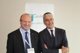 Il Presidente di Confindustria Vincenzo Boccia e il Presidente di Fondimpresa Bruno Scuotto