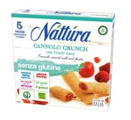 NATTURA - Cannolo Crunch senza glutine con Frutti Rossi-confezione 5x2