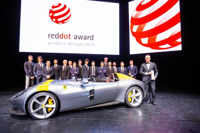 Flavio Manzoni and the Ferrari Design team are officially named Red Dot:  Design Team of the Year 2019