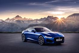 Jag F-TYPE R 21MY Velocity Blue Reveal Switzerland 02.12.19 01