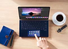 ZenBook Series UX334 UX434 UX534 ScreenPad™ 2.0 ScreenXpert software enhances productivity