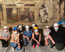 AUTUNNO GUERCINIANO-3-Restauro Pitture murali del Guercino a Casa Provenzali-18 dicembre 2020