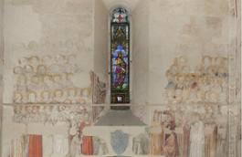 Giotto-e-bottega -Il-Paradiso Cappella-della-Maddalena Museo-Nazionale-del-Bargello dettaglio