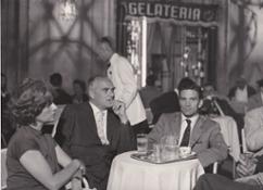 Agenzia Dufoto Pasolini Alberto Moravia ed Elsa Morante a Roma nel 1962 Courtesy Collezione Giuseppe Garrera