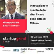 Startup Grind Milano ospita Giuseppe Sala invito
