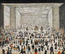 L.S. Lowry, The Auction, 1958 (est. £1,200,000-1,800,000)
