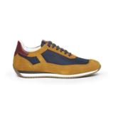 Modena eco-nylon and suede sneakers