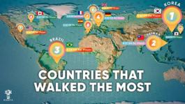 Niantic countries that walked the most in 2021