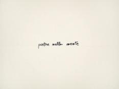 4 Cesare Viel Pietre nella mente 2021 pennarello su carta da pacchi 100x140 cm Courtesy Cesare Viel e Galleria Milano