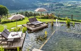 Alpin & Relax Hotel Das Gerstl Vitalpina garten-badeteich 2