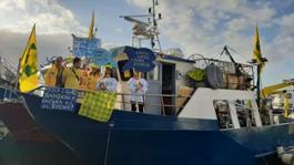 protesta pescatori genova