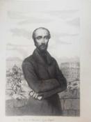 L. Calamatta, Ritratto di Giuseppe Mazzini