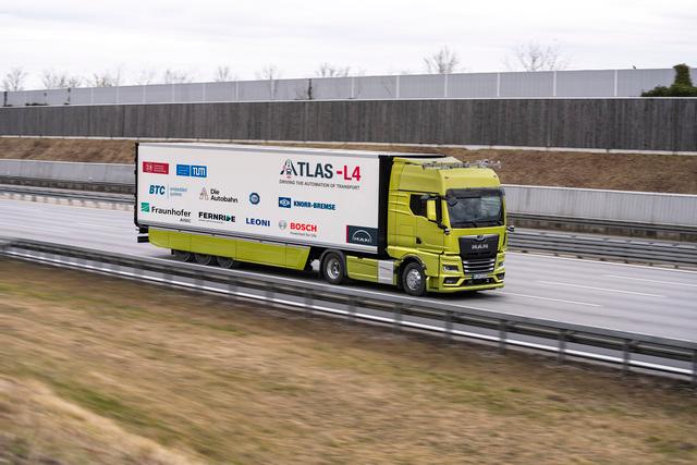 MAN Truck & Bus con il Progetto ATLAS-L4 per lo sviluppo di camion a guida autonoma