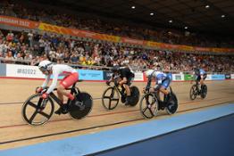 Hope-Lotus track bike at Commonwealth Games 2022. Pic Credit  SWPIX