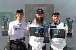 smart e-cup Imola podio Gara 2