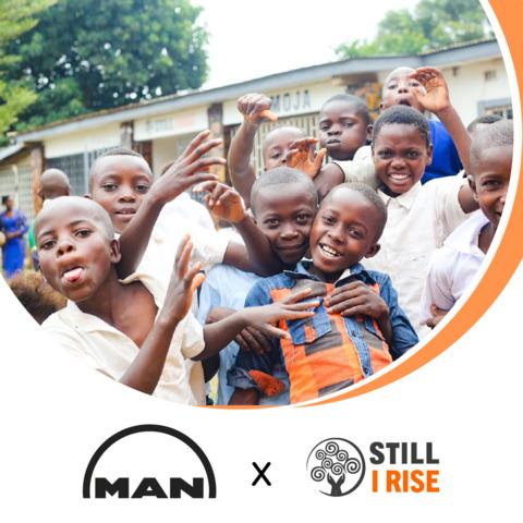 MAN Truck & Bus Italia con Still I Rise per "cambiare il mondo, insieme, un bambino alla volta"