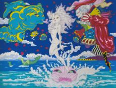 YOSHITAKA AMANO Album “Esperwave” Cover Art, 2021 stampa fine art giclée su carta  giclée print on paper  Courtesy l’artist