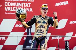 Augusto Fernandez Moto2 2022 Valencia - World Champion!