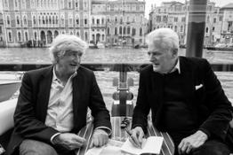 Giuseppe Penone e Alain Elkann, © Archivio Penone