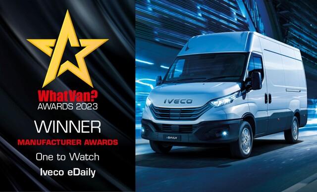 Il nuovo IVECO eDAILY vince l’ambito premio What Van? “One to Watch”