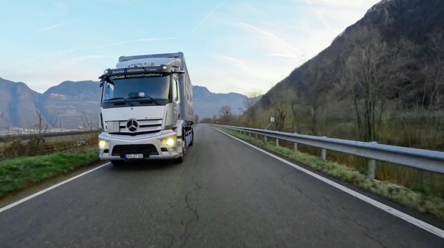 FERCAM prova il Mercedes-Benz eActros, il primo Truck 100% elettrico della Casa con la Stella