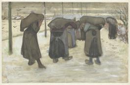 06 Donne che trasportano sacchi di carbone nella neve