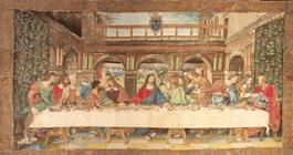 1) Manifattura brussellese ( ) Ultima Cena (copia da Leonardo da Vinci) 1516-1533 arazzo; ordito seta; trama seta e filato me